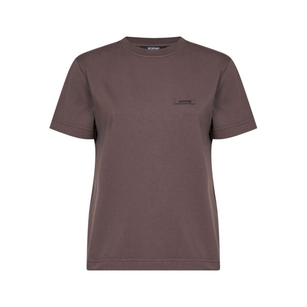 Jacquemus Women Brown The Gros Grain Short-Sleeve T-Shirt